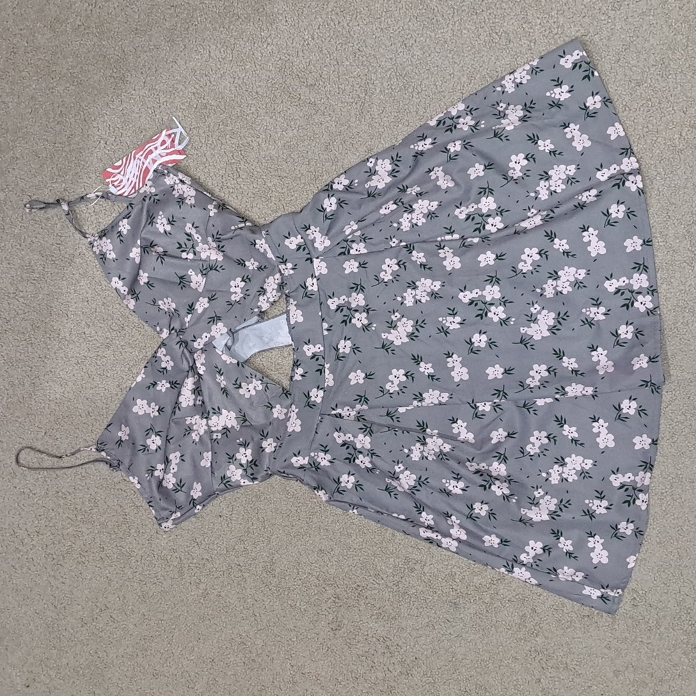 Floral print dress